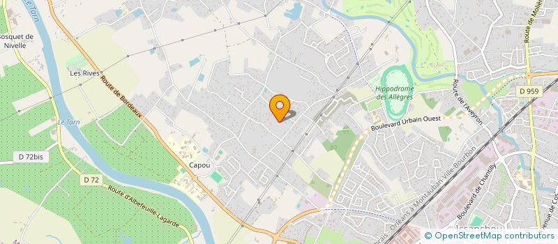 localisation de l'entreprise LES 4L AIMANTS  MONTAUBAN