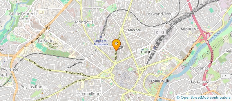 localisation de l'entreprise LES 4L MES PATTES à LIMOGES