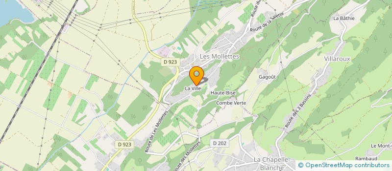 localisation de l'entreprise LES 4L MONTAGNARDE  LES MOLLETTES
