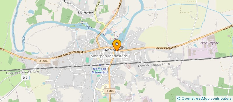 localisation de l'entreprise LES 4L PISTES  MENESPLET