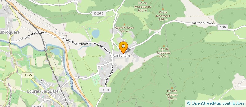 localisation de l'entreprise LES 4LPY  BARBAZAN
