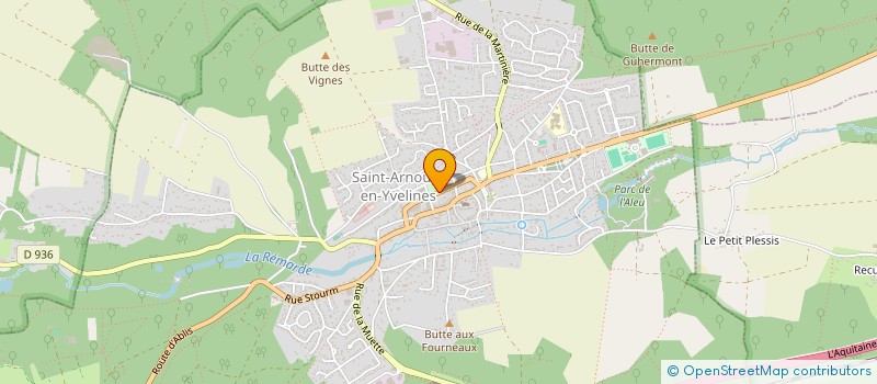 localisation de l'entreprise LES 4M  SAINT-ARNOULT-EN-YVELINES