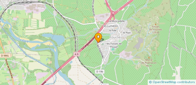 localisation de l'entreprise LES 4S  FOURNES