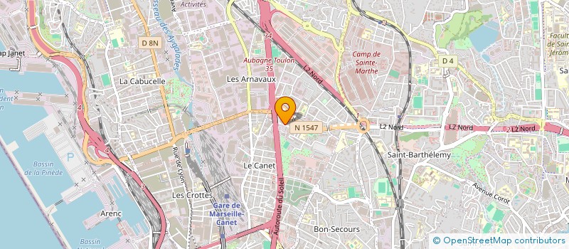 localisation de l'entreprise LES 4S RENOV à MARSEILLE