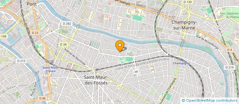 localisation de l'entreprise LES 5 ALIZES à SAINT-MAUR-DES-FOSSES