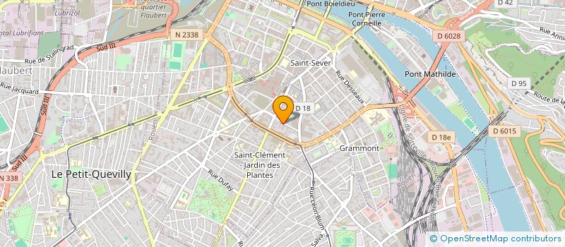 localisation de l'entreprise LES 5 ANIMAUX QIGONG - ARTS MARTIAUX CHINOIS à ROUEN