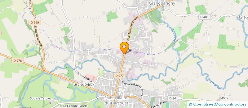 localisation de l'entreprise LES 5 ANNEAUX  GRANDPARIGNY