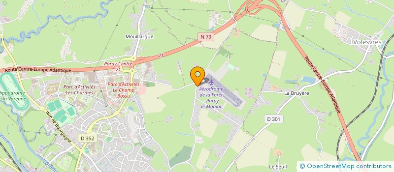 localisation de l'entreprise LES 5 ARTISTES  PARAY-LE-MONIAL