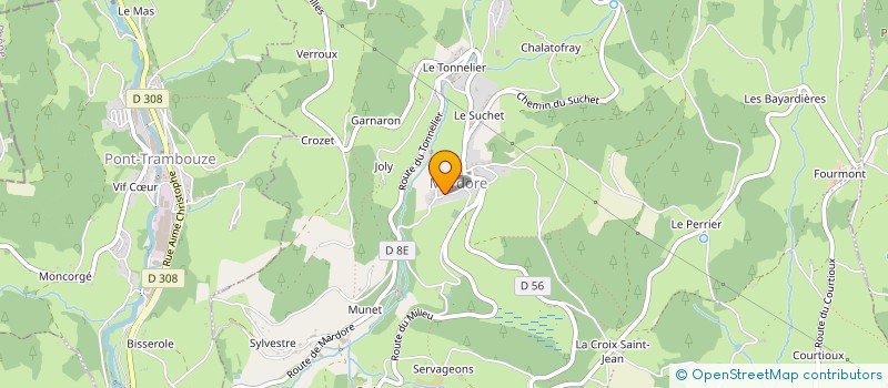 localisation de l'entreprise LES 5 B  COURS