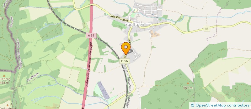 localisation de l'entreprise LES 5 B  ZOUFFTGEN