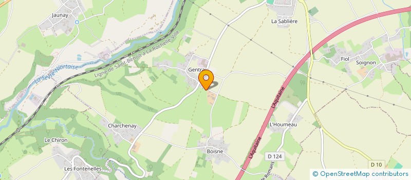 localisation de l'entreprise LES 5 CHEVRES  SAINT-MARTIN-DE-SAINT-MAIXENT