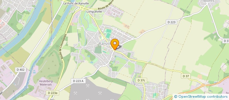 localisation de l'entreprise LES 5 COINS à RANVILLE