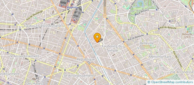 localisation de l'entreprise LES 5 CONTINENTS à PARIS