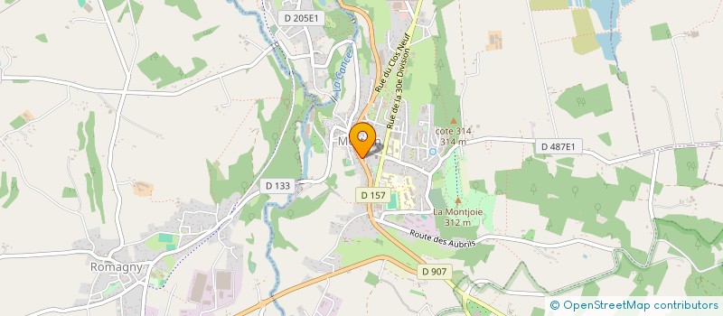 localisation de l'entreprise LES 5 D à MORTAIN-BOCAGE