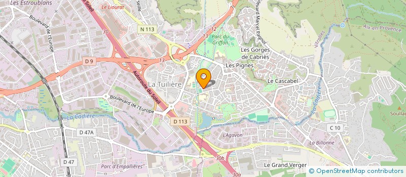 localisation de l'entreprise LES 5 DES à VITROLLES