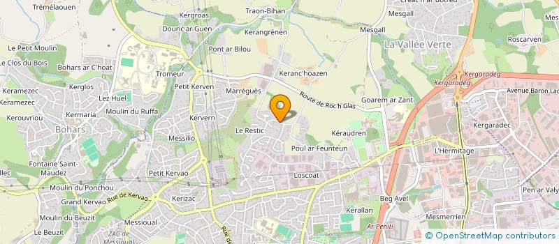 localisation de l'entreprise LES 5 ELEMENTS  BREST