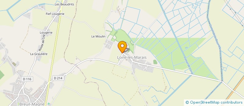 localisation de l'entreprise LES 5 F  LOIRE-LES-MARAIS