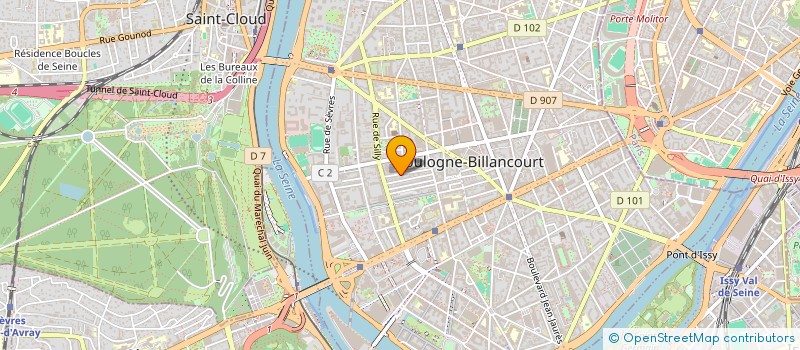 localisation de l'entreprise LES 5 FANTASTIQUES à BOULOGNE-BILLANCOURT