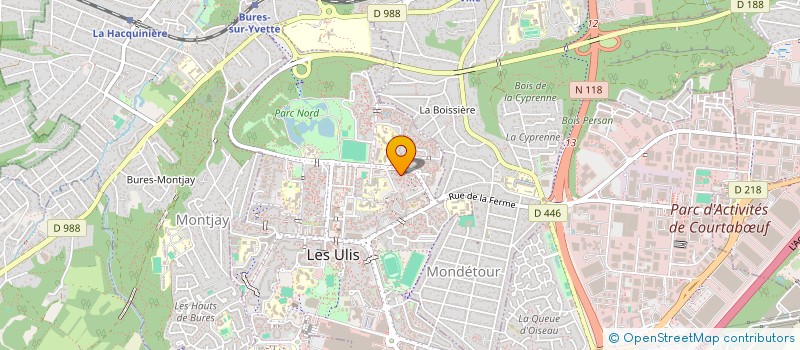 localisation de l'entreprise LES 5 FILS à LES ULIS