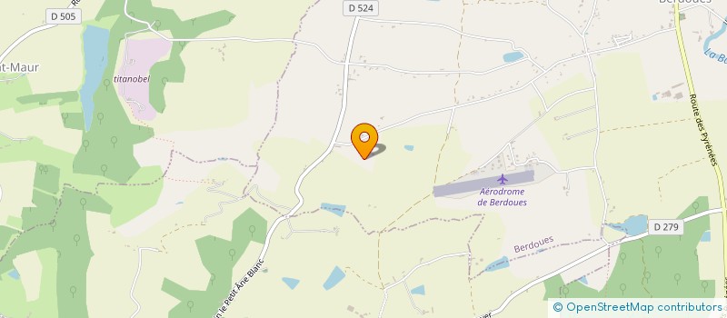 localisation de l'entreprise LES 5 FLEURS  SAINT-MEDARD