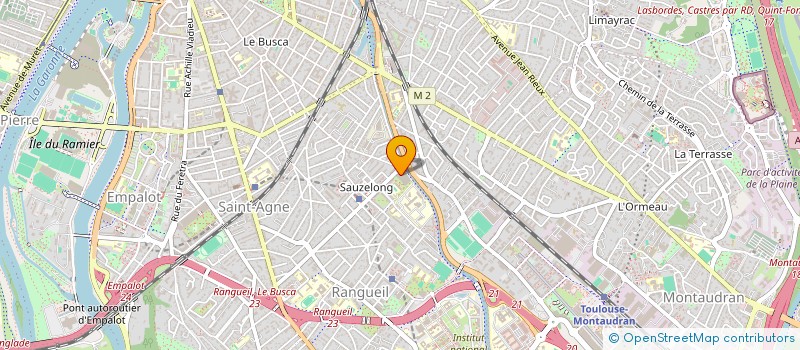 localisation de l'entreprise LES 5 GRIFFES DU DRAGON à TOULOUSE