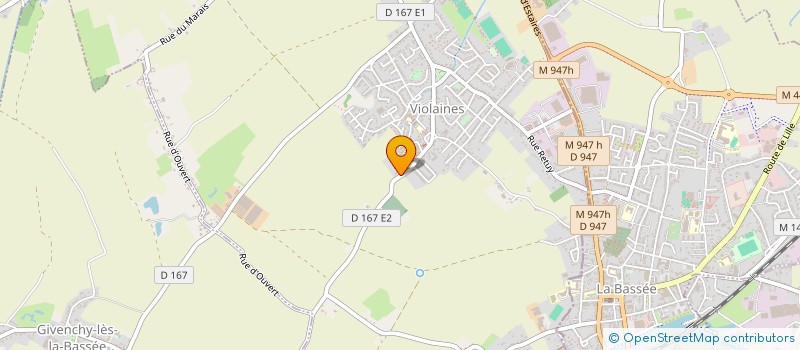 localisation de l'entreprise LES 5 HALOTS à VIOLAINES