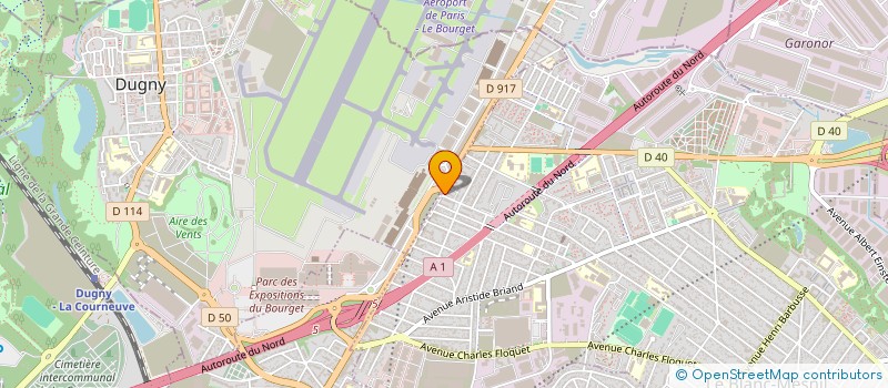 localisation de l'entreprise LES 5 J à LE BLANC-MESNIL