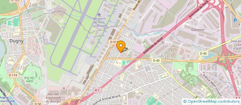 localisation de l'entreprise LES 5 J TRANSPORTS SARL A CAPITAL VARIABLE  LE BLANC-MESNIL