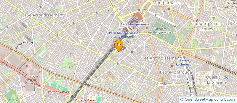 localisation de l'entreprise LES 5 K  PARIS