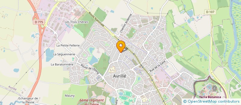 localisation de l'entreprise LES 5 LAVAUX à TRELAZE