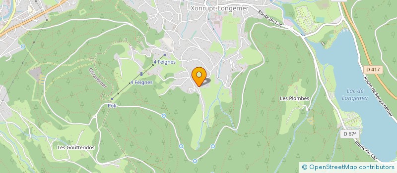 localisation de l'entreprise LES 5 LOUPS  XONRUPT-LONGEMER