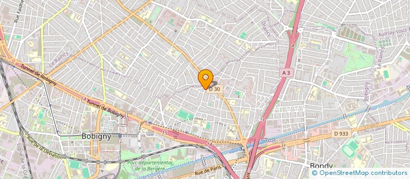 localisation de l'entreprise LES 5 M  BOBIGNY