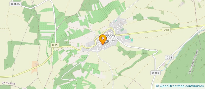 localisation de l'entreprise LES 5 M  COULANGES-LA-VINEUSE