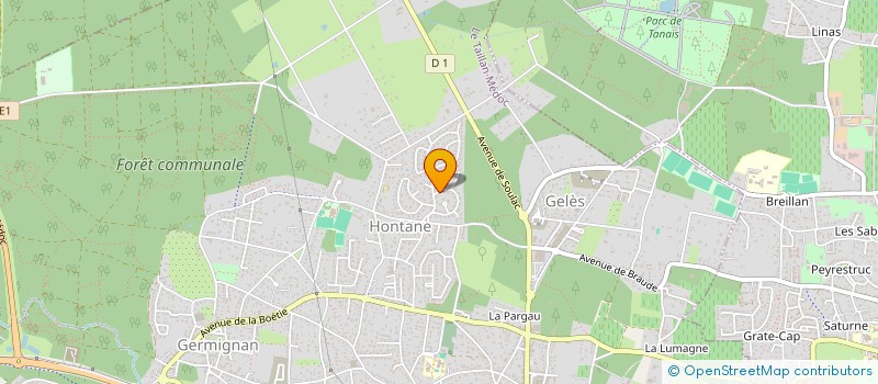 localisation de l'entreprise LES 5 MARMOTTES  LE TAILLAN-MEDOC