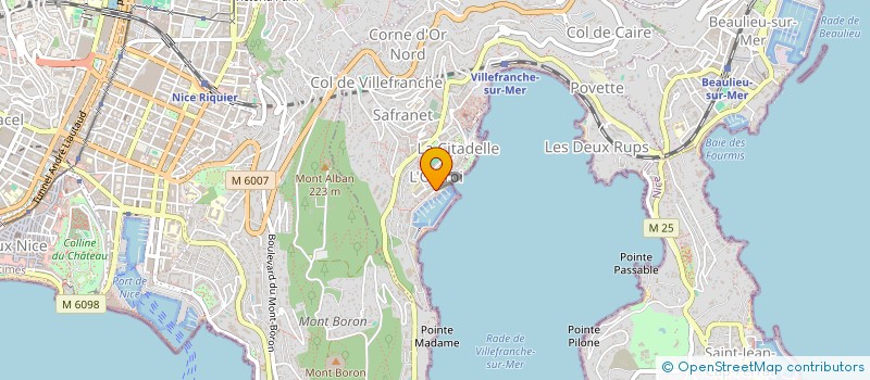 localisation de l'entreprise LES 5 MATS à VILLEFRANCHE-SUR-MER