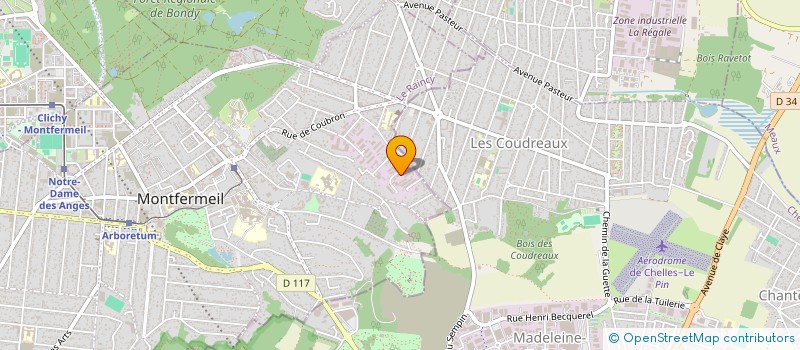 localisation de l'entreprise LES 5 OCEANS  MONTFERMEIL