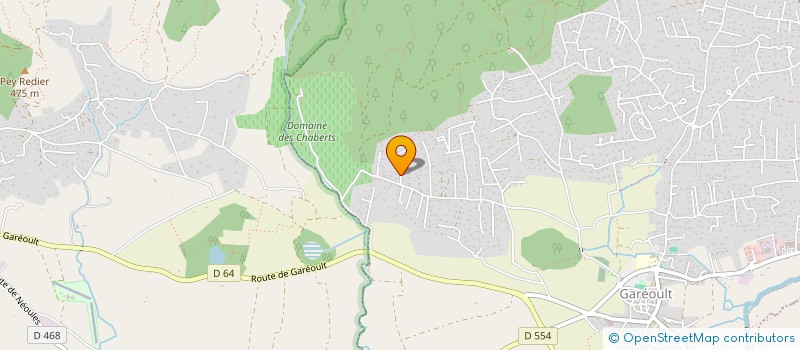 localisation de l'entreprise LES 5 OLIVIERS  GAREOULT
