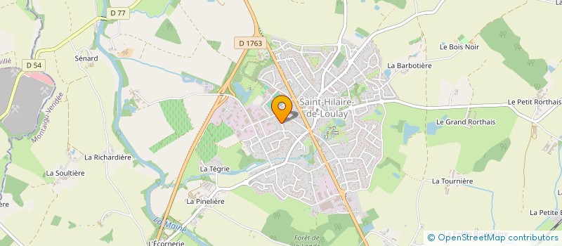 localisation de l'entreprise LES 5 P à MONTAIGU-VENDEE