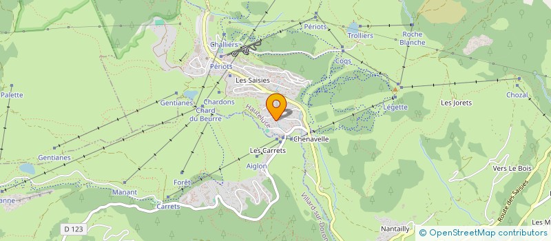 localisation de l'entreprise LES 5 PIC'S  HAUTELUCE