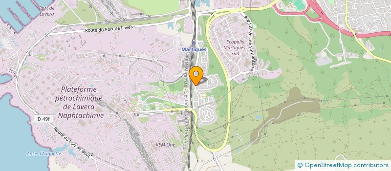 localisation de l'entreprise LES-5-R  MARTIGUES