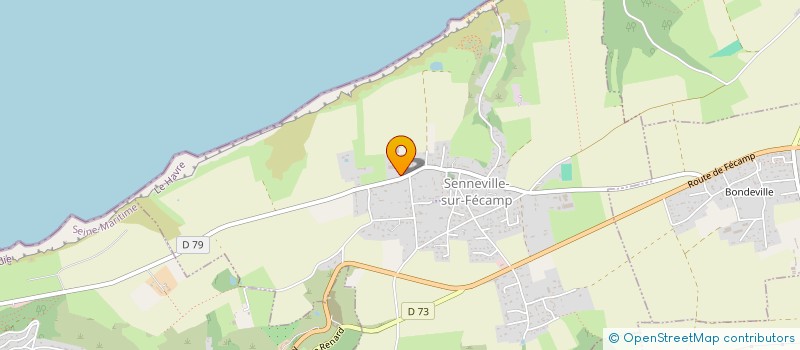 localisation de l'entreprise LES 5 VALS  SENNEVILLE-SUR-FECAMP