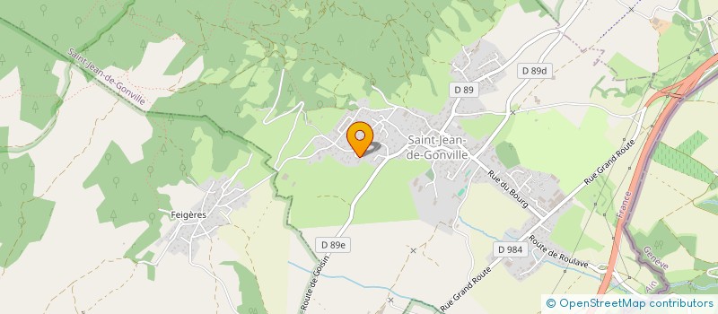 localisation de l'entreprise LES 50 à SAINT-JEAN-DE-GONVILLE