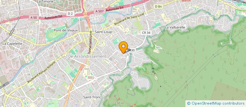 localisation de l'entreprise LES 51 DE LA CANEBIERE à MARSEILLE 10EME