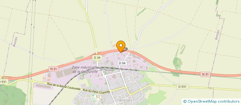 localisation de l'entreprise LES 510  BRESLES