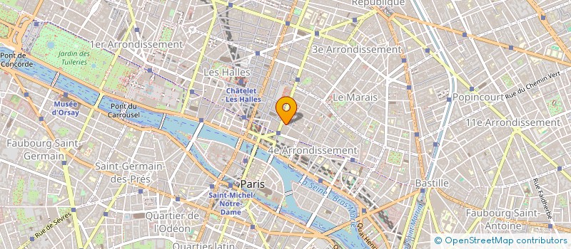 localisation de l'entreprise LES 56 MARCHES  PARIS