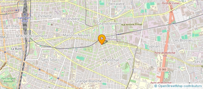 localisation de l'entreprise LES 5AS ET CIIE à LYON