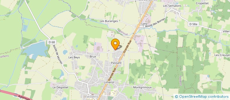 localisation de l'entreprise LES 5C DES BAISSES  FEILLENS