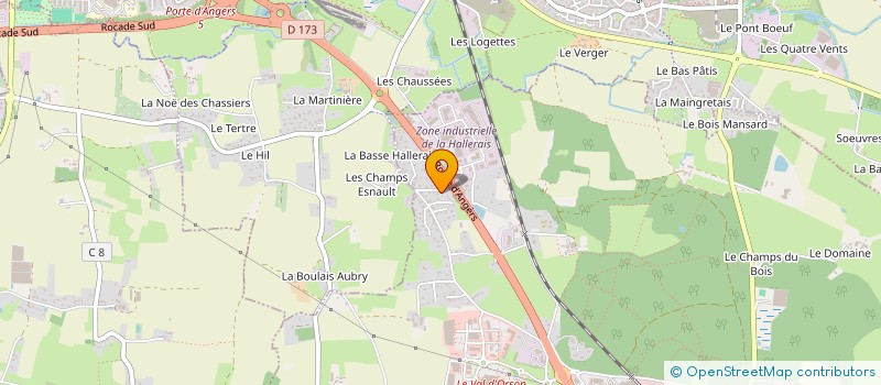 localisation de l'entreprise LES 5D  VERN-SUR-SEICHE