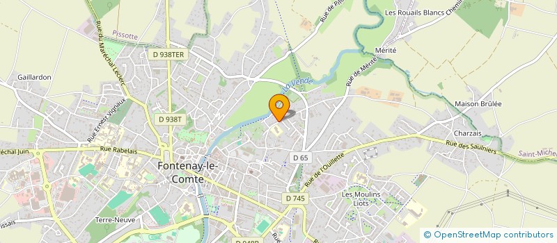 localisation de l'entreprise LES 5J  FONTENAY-LE-COMTE