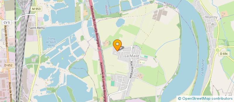 localisation de l'entreprise LES 5MJ  LA MAXE